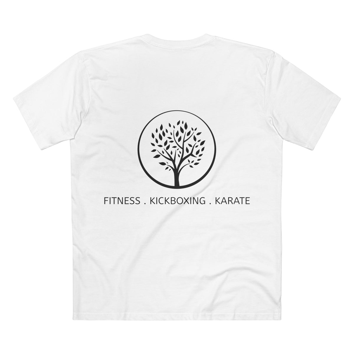 Fitness Studio Tee — Tree Logo "Fitness · Kickboxing · Karate"