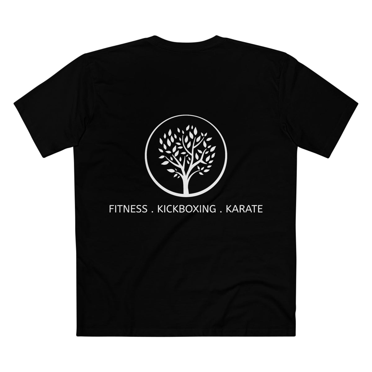 Fitness Studio Tee — Tree Logo "Fitness · Kickboxing · Karate"